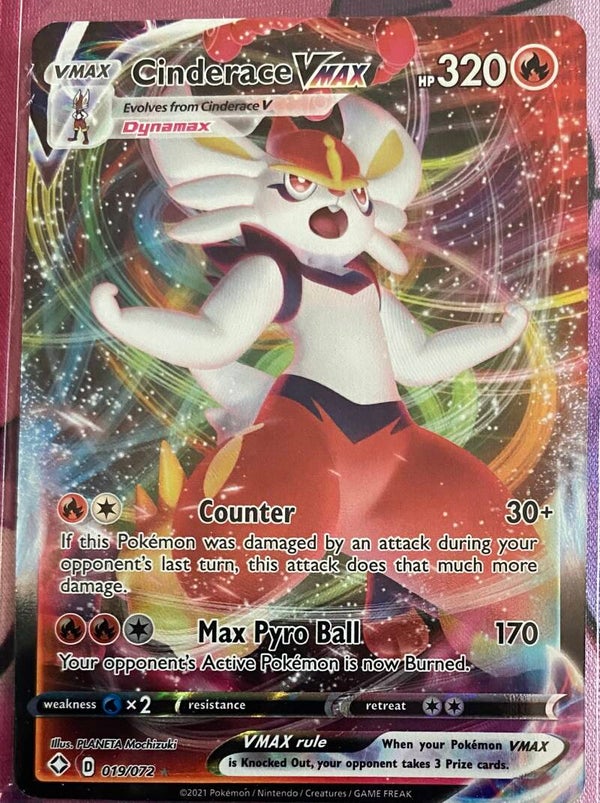 Cinderace Vmax 019/072