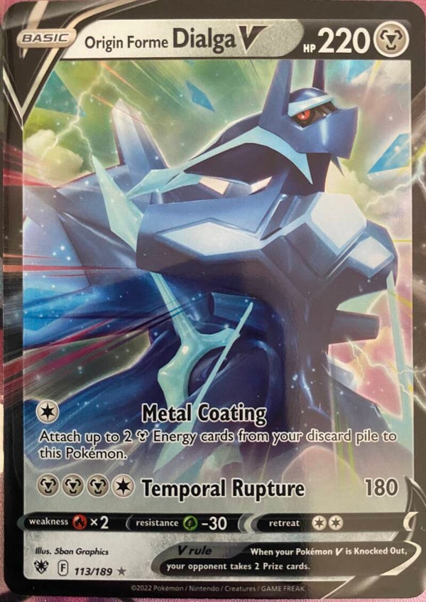 Origin Forme Dialga V 113/189
