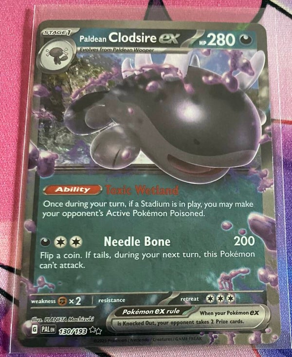 Paldean Clodsire Ex 130/193