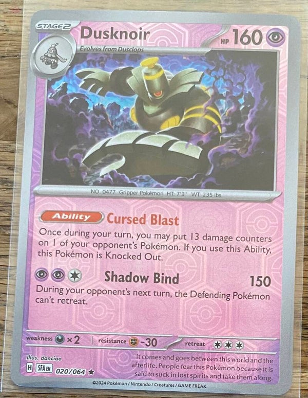 Dusknoir 020/064 - reverse holo