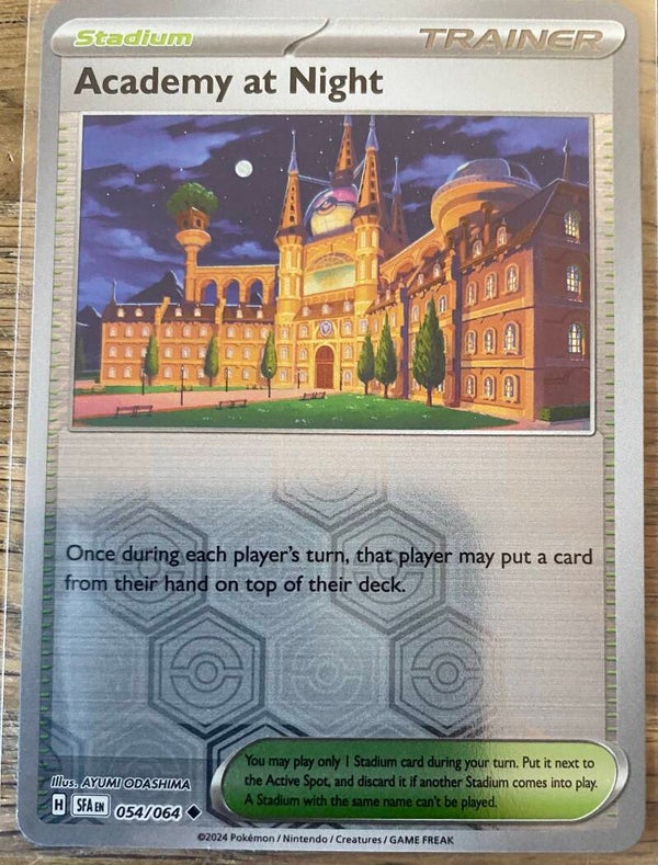 Academy at Night 054/064 - reverse holo