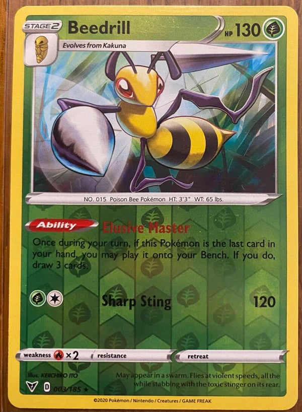 Beedrill 003/185 - reverse holo