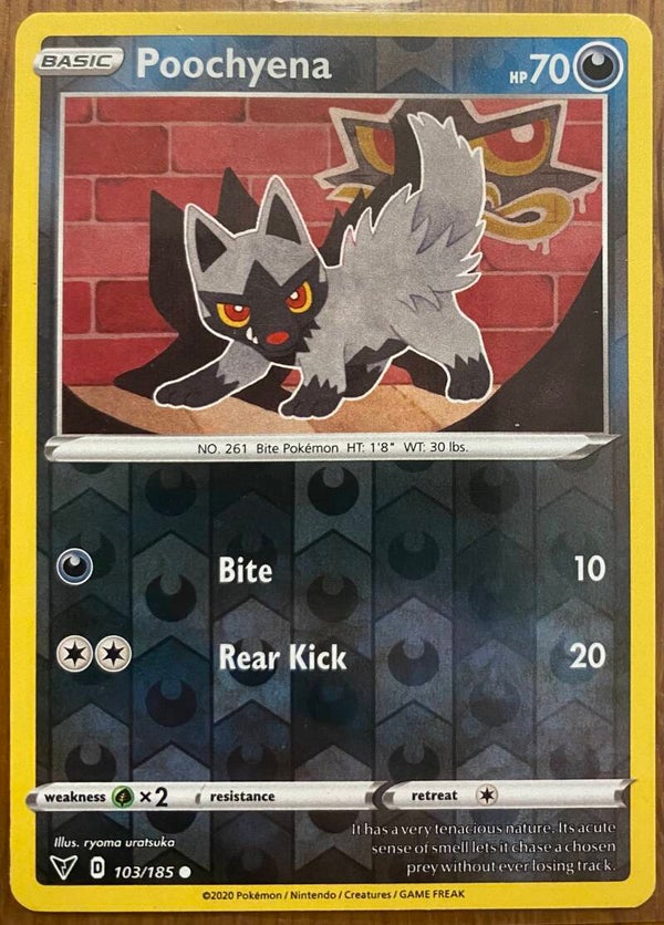 Poochyena 103/185 - reverse holo