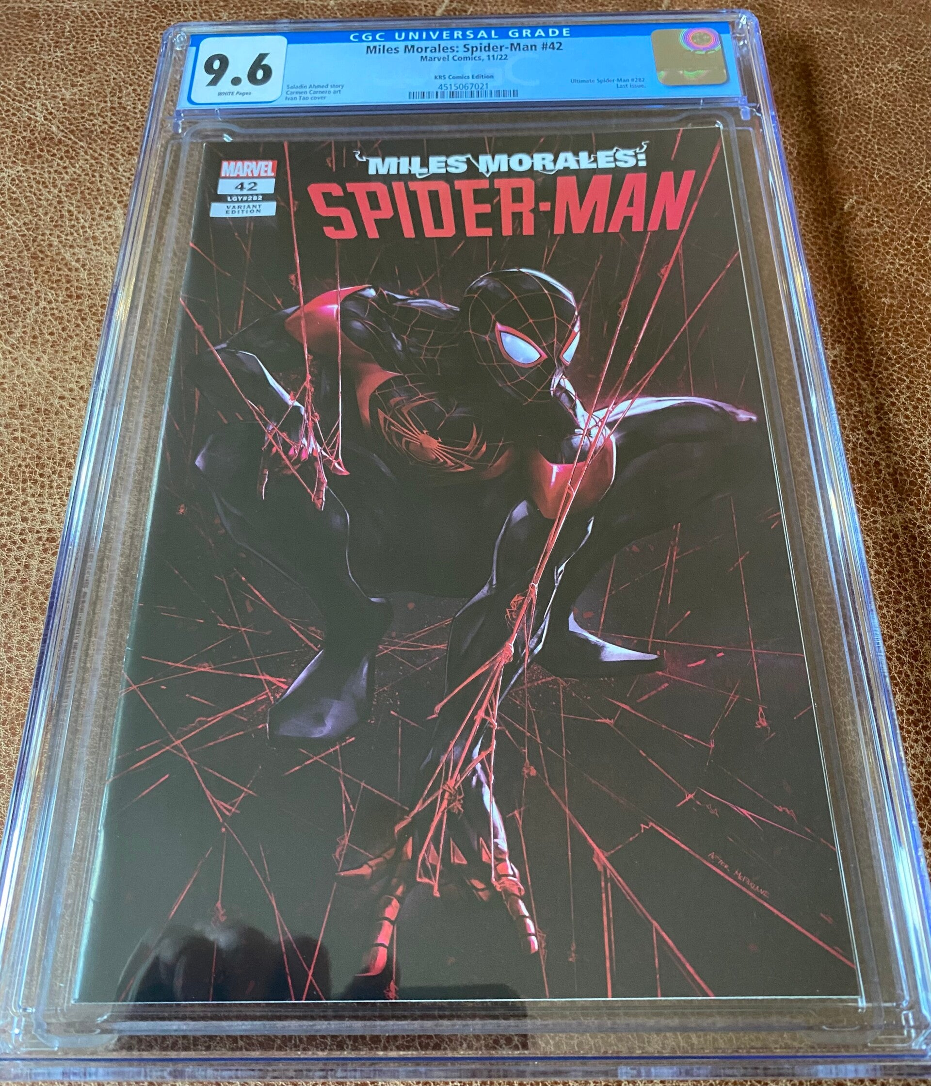 Miles Morales: Spider-Man #42 - KRS Comics Edition - Graded 9.6
