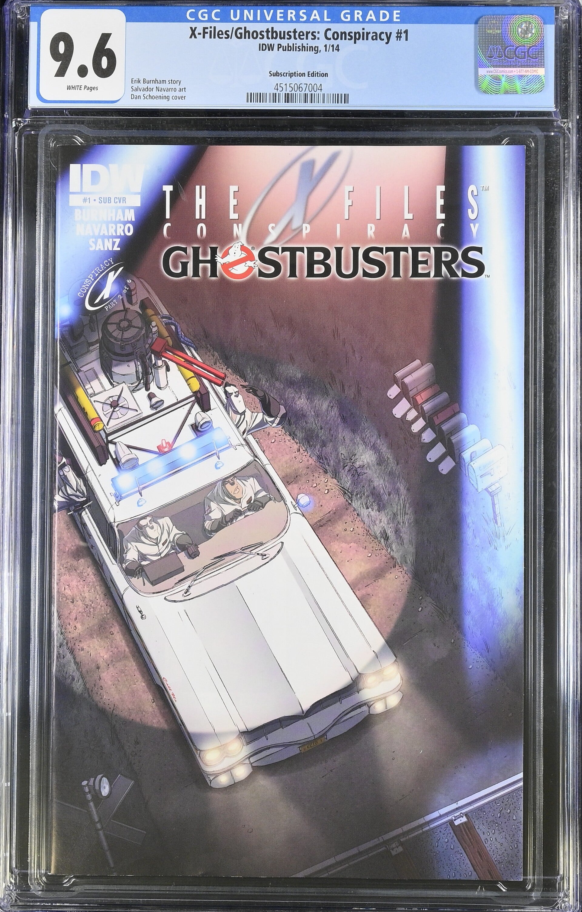 X-Files/Ghostbusters: Conspiracy #1 - Graded 9.6