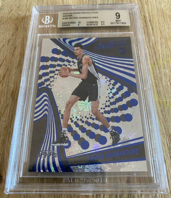 Victor Wembanyama #104 - 2023-24 Panini Revolution - Graded 9 BGS