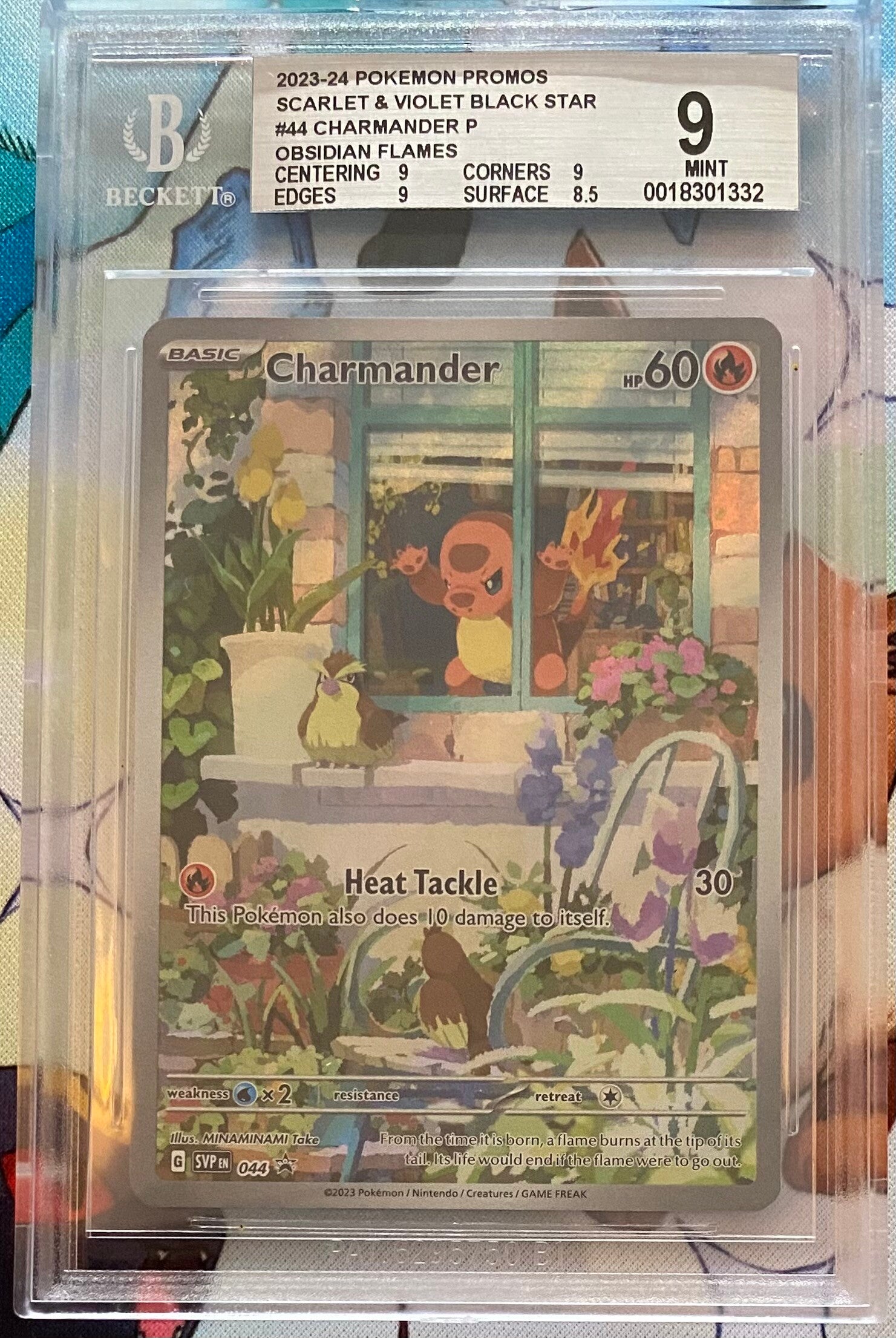 Charmander 44 Promo - Graded 9 BGS