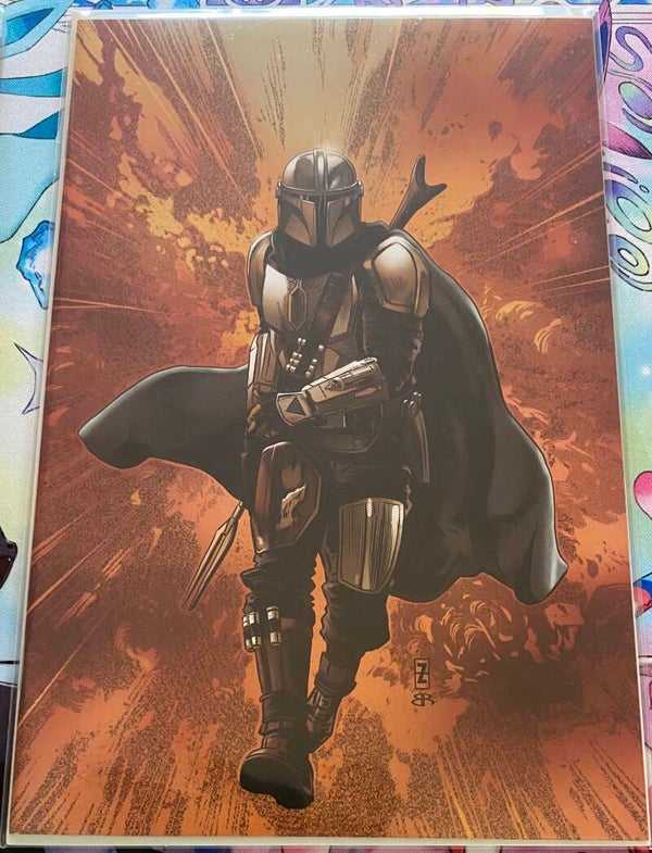 Star Wars: The Mandalorian #5 - Patch Zircher Exclusive Virgin Variant