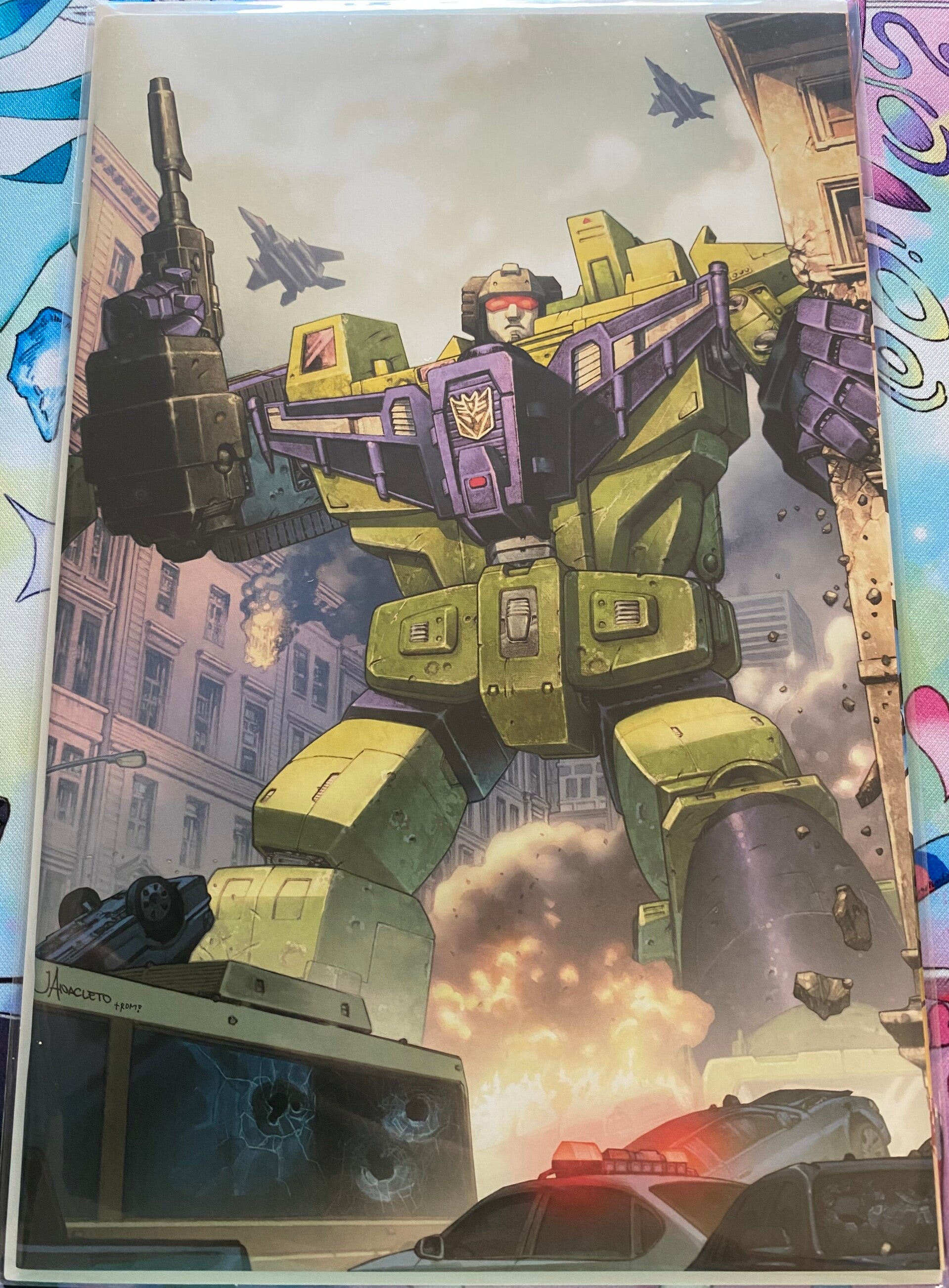 Transformers #18 - Jay Anacleto Exclusive Virgin Variant