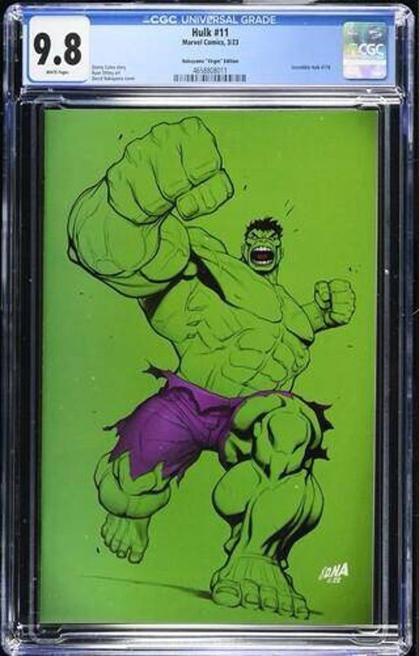 Hulk #11 2023 - Nakayama Virgin Cover - graded 9.8 CGC
