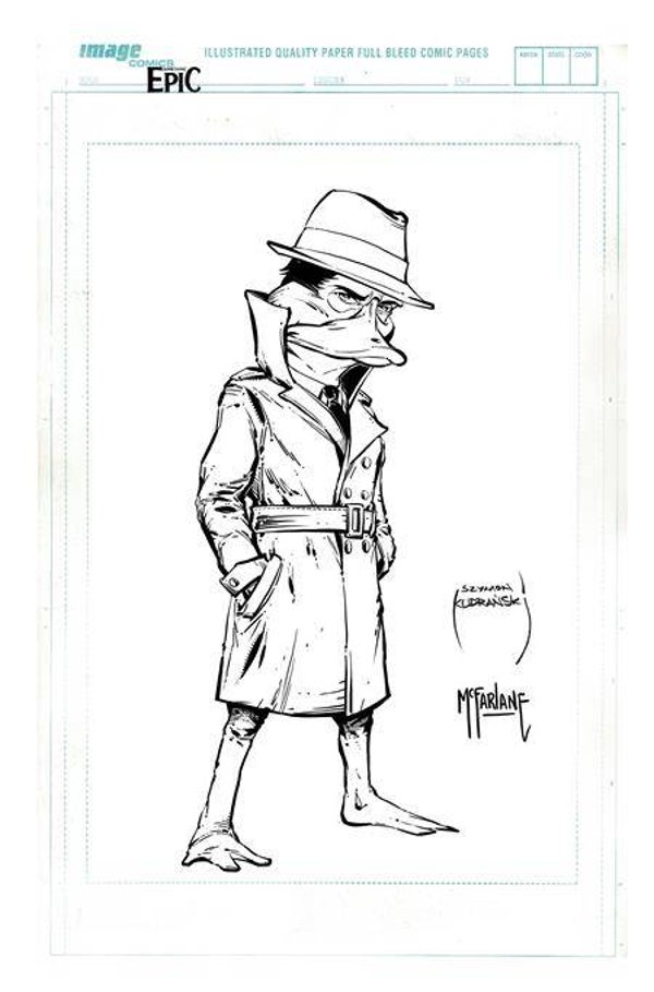 Something Epic #13 - CVR B - Szymon Kudranski & Todd McFarlane Raw Art Variant