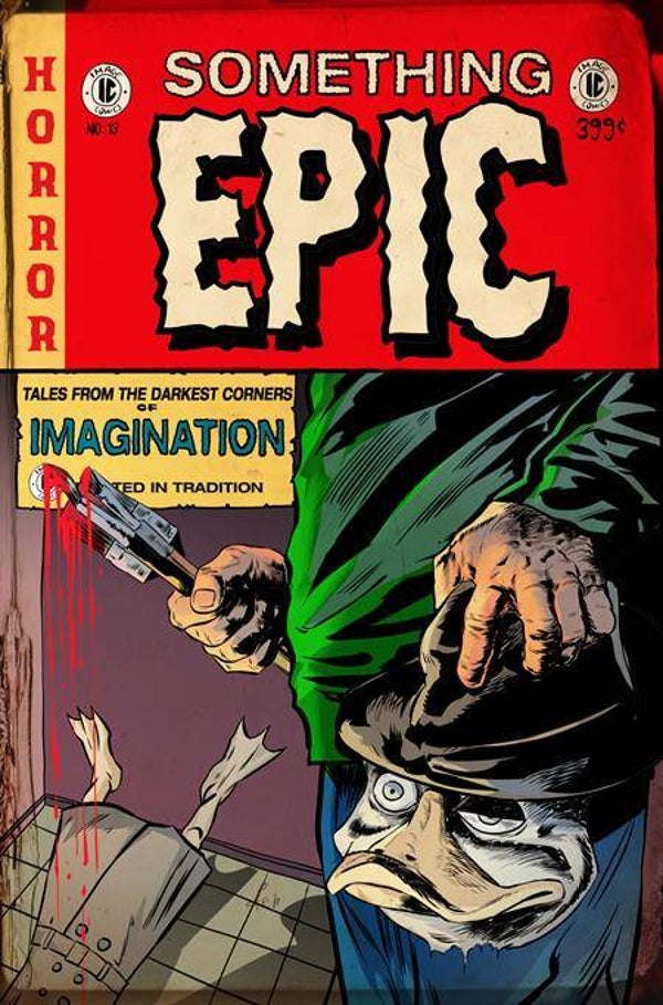 Something Epic #13 - CVR D - Szymon Kudranski EC Horror Homage Variant