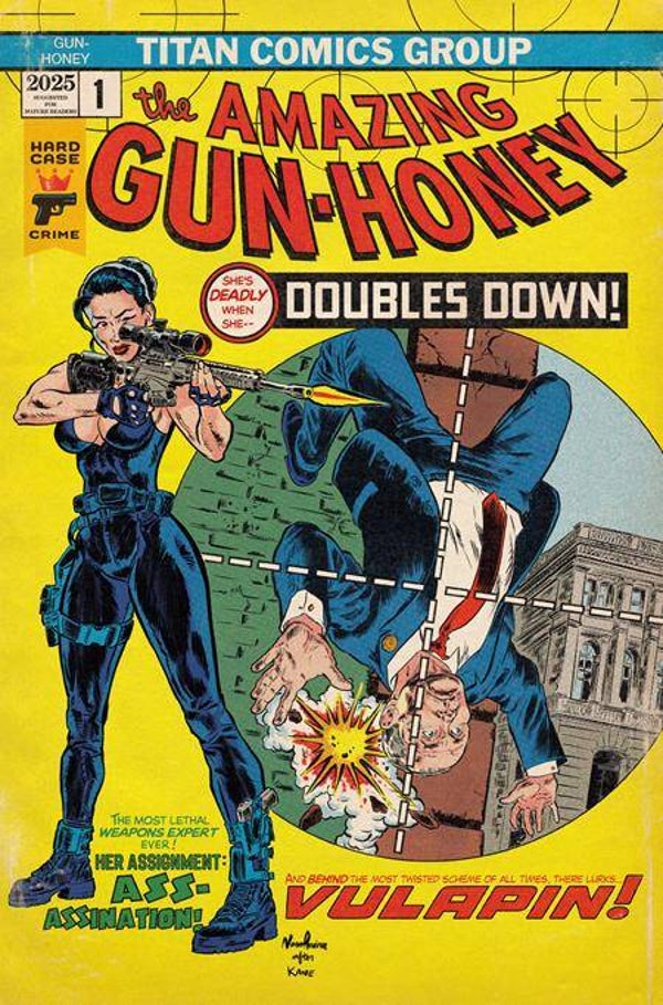 Gun Honey Doubles Down #2 (of 4) CVR G - Nuno Pereira Homage Variant