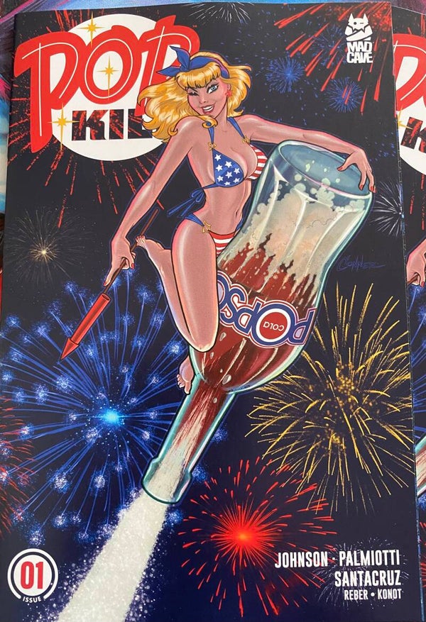 Pop Kill #01 - Seasonal Flavors 4th of July - Amanda Conner Art