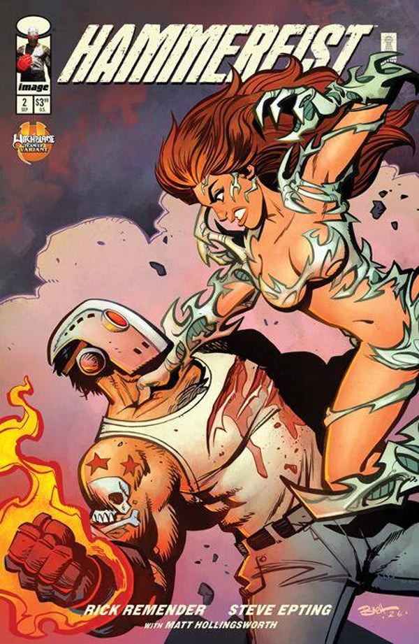 Hammerfist #2 - CVR C Brett Parson Witchblade Team Up Variant