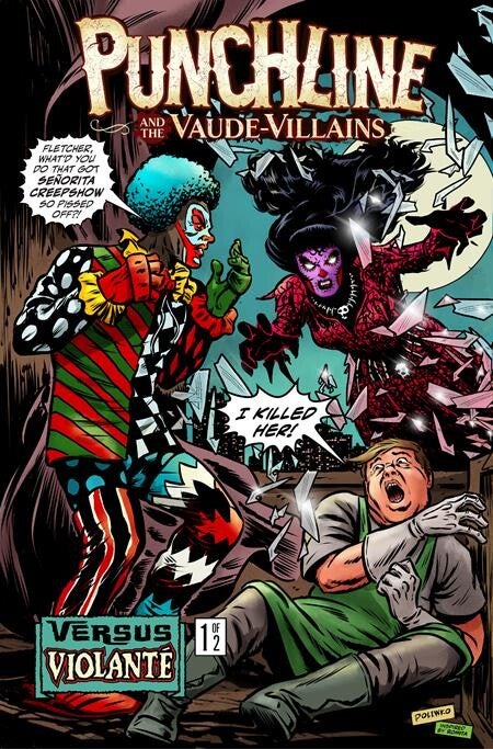Punchline and the Vaude-Villains vs Violante #1 (of 2) - CVR B Nik Poliwko Variant