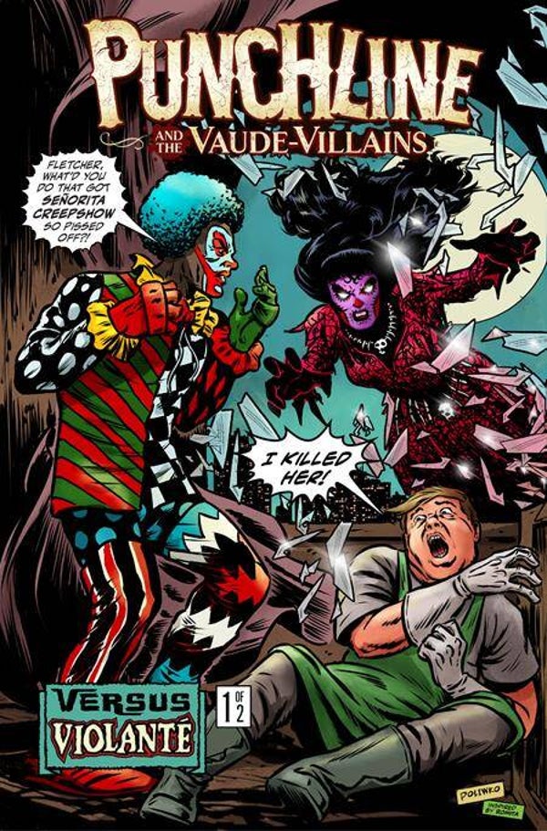 Punchline and the Vaude-Villains vs Violante #1 (of 2) - CVR B Nik Poliwko Variant