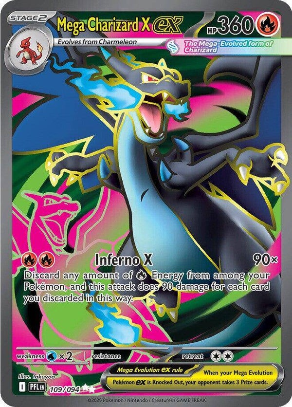 Mega Charizard X Ex 109/094 - Phantasmal Flames