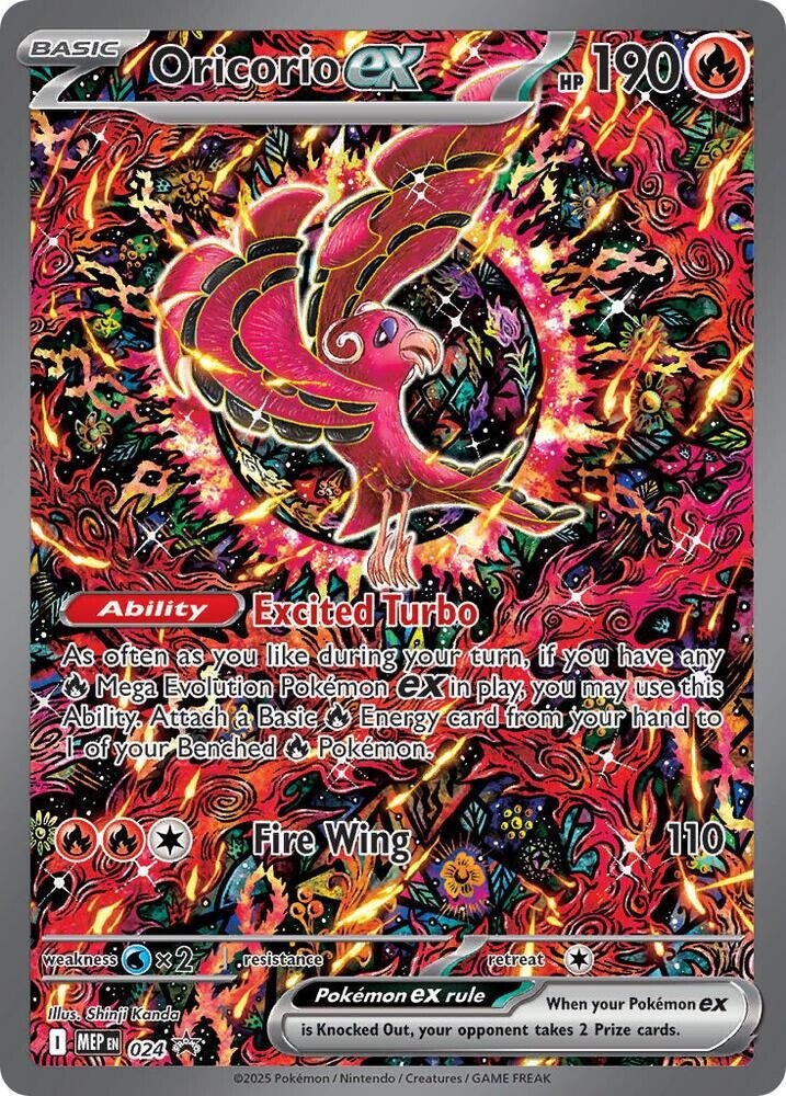 Oricorio Ex 024 - Black Star Promo