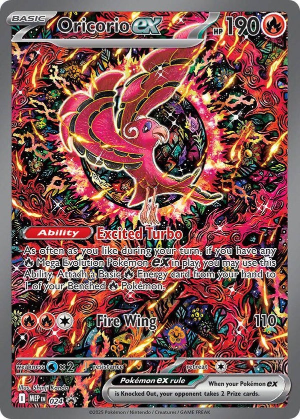 Oricorio Ex 024 - Black Star Promo