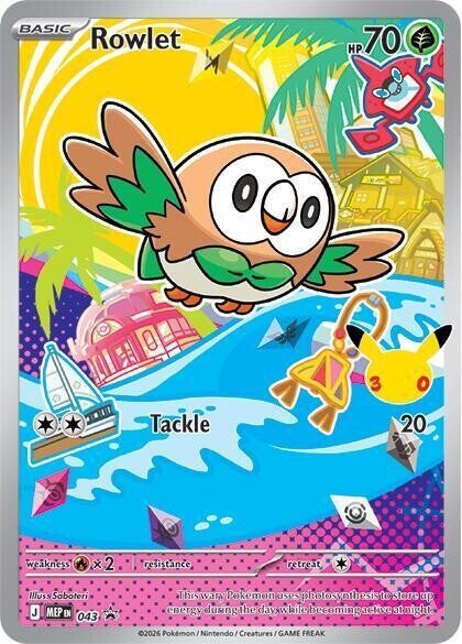 Rowlet 043 - Black Star Promo
