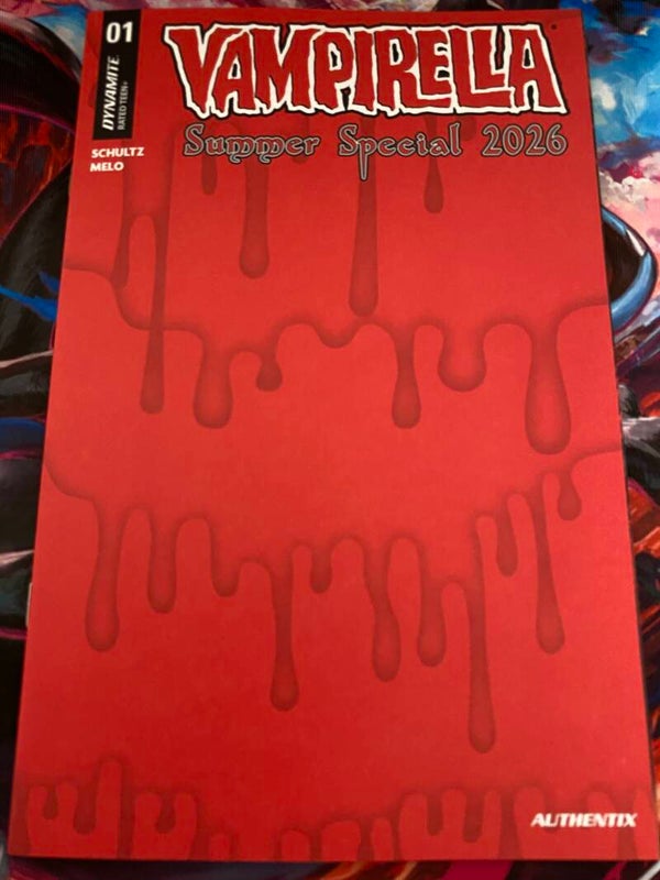 Vampirella Summer Special #1 - CVR R Blind Bag Blood Blank Authentix