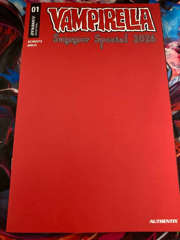 Vampirella Summer Special #1 - CVR S Blind Bag Red Blank Authentix