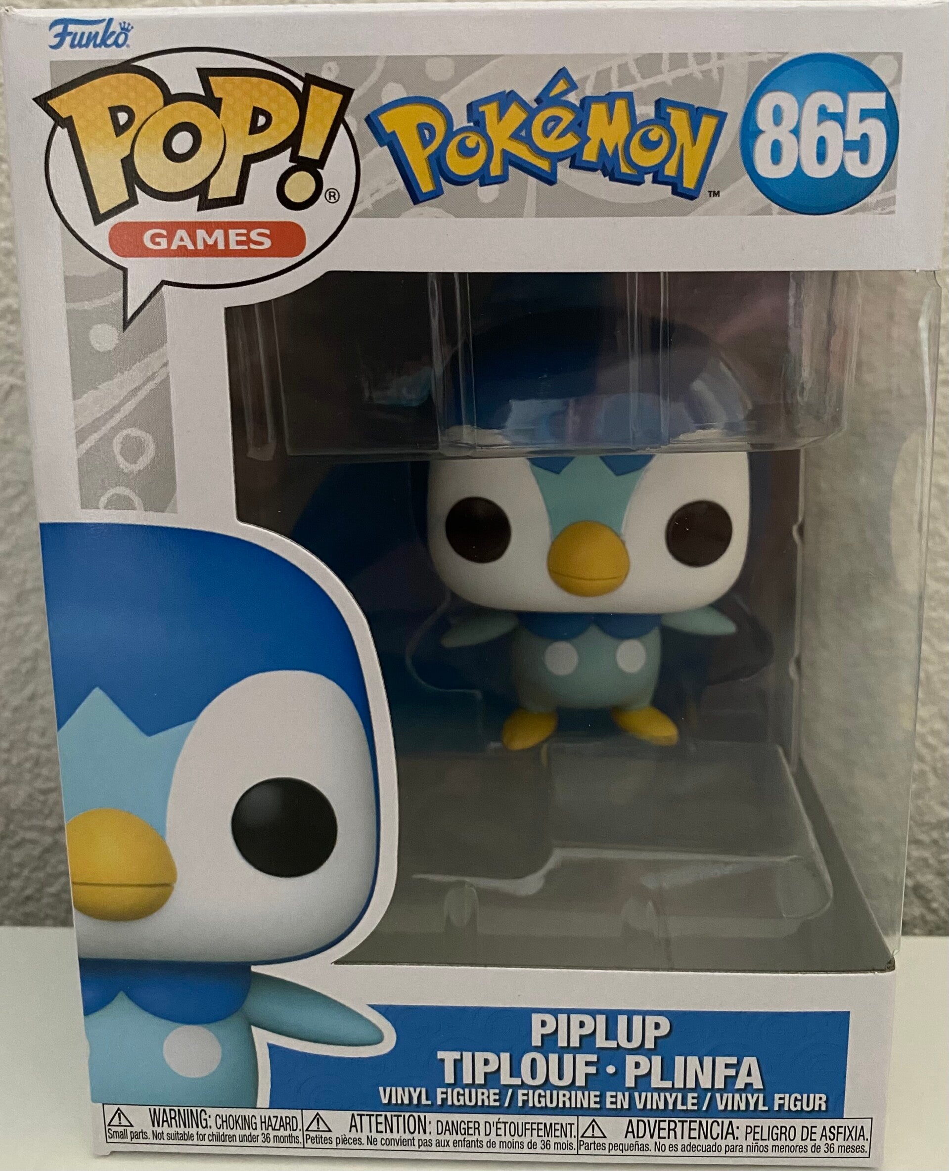 Funko Pop -  Games - Pokémon - Piplup #865