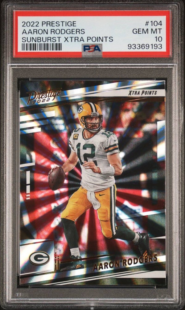 Aaron Rodgers #104 - 2022 Panini Prestige - Graded 10 PSA
