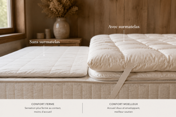 Surmatelas Mouton 90X200