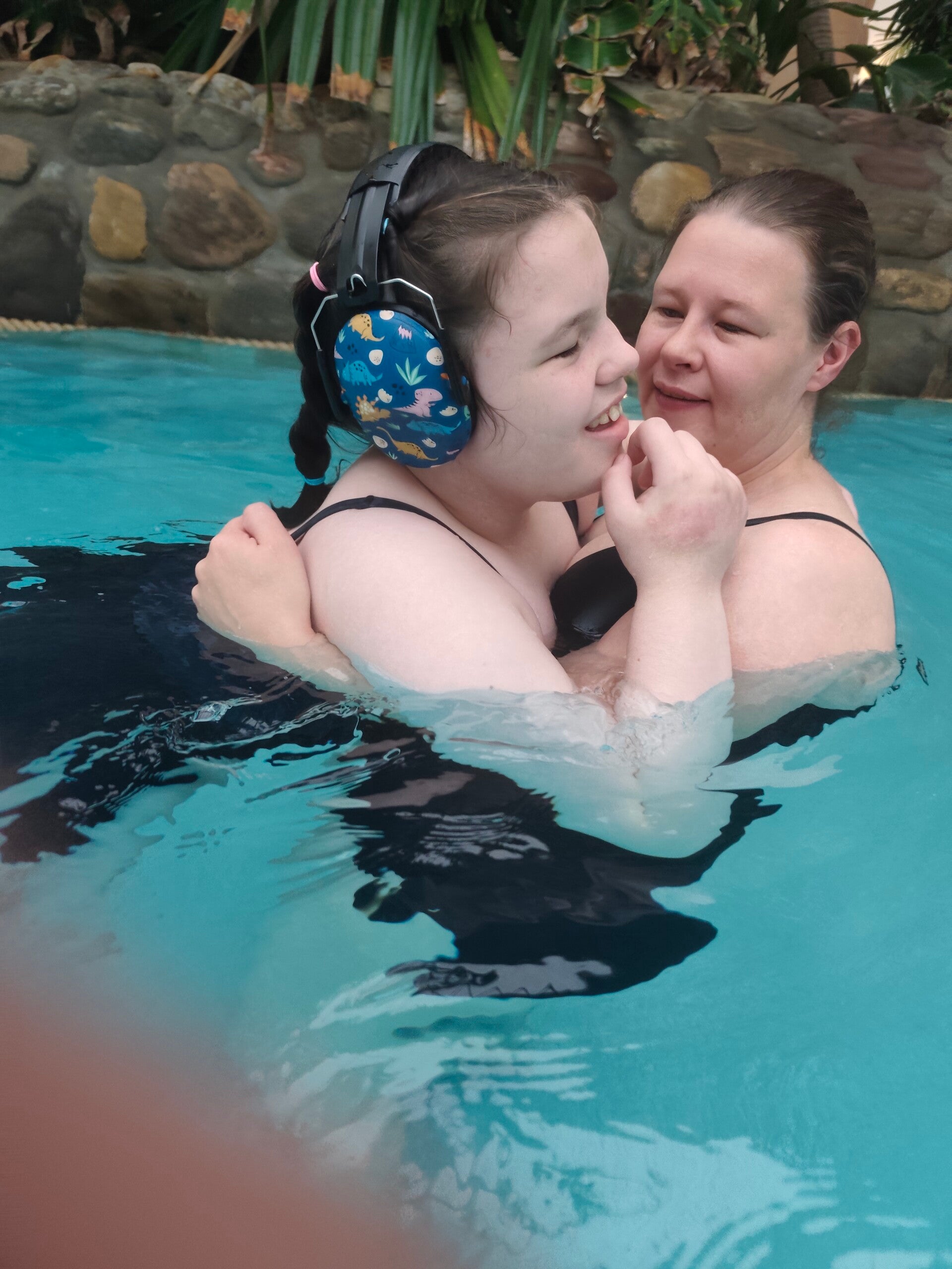 Swimming at center Parcs Longford 
