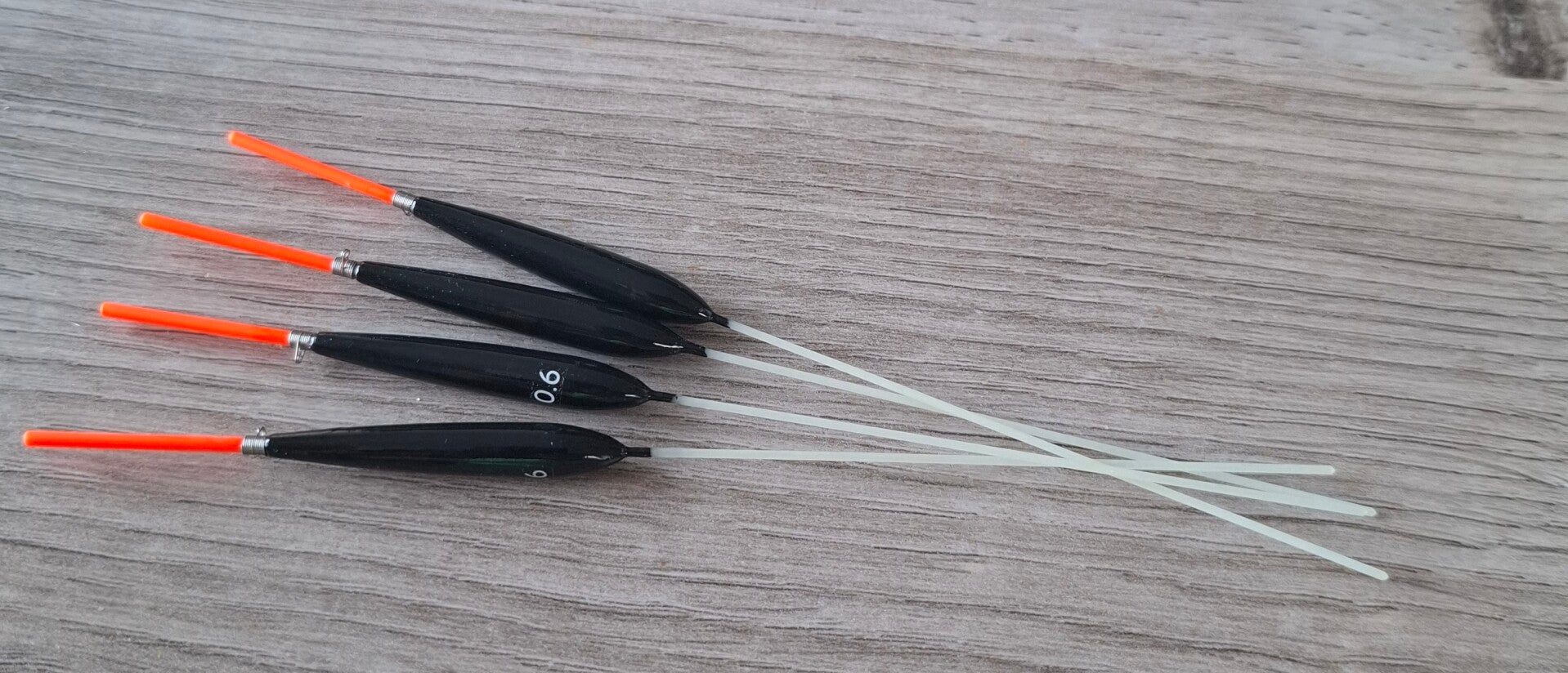 Lange peer 0,6 rode antenne (4x)