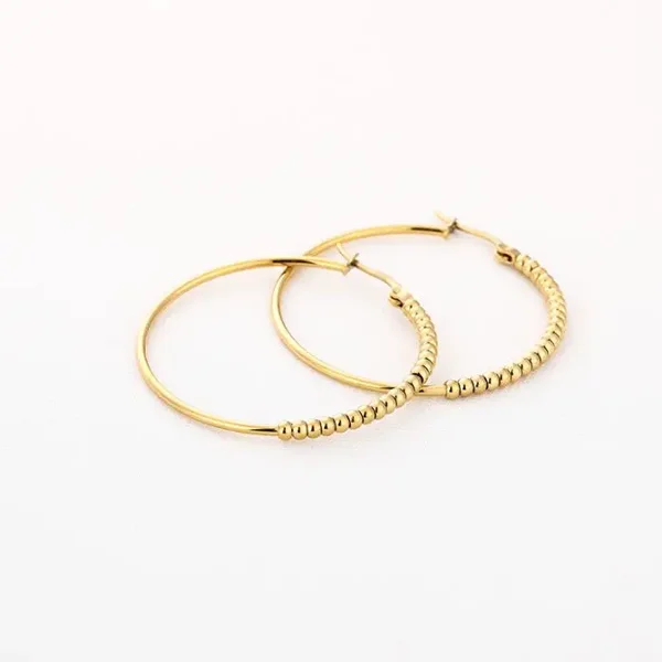 Oorbellen, Hoops 40MM Gold
