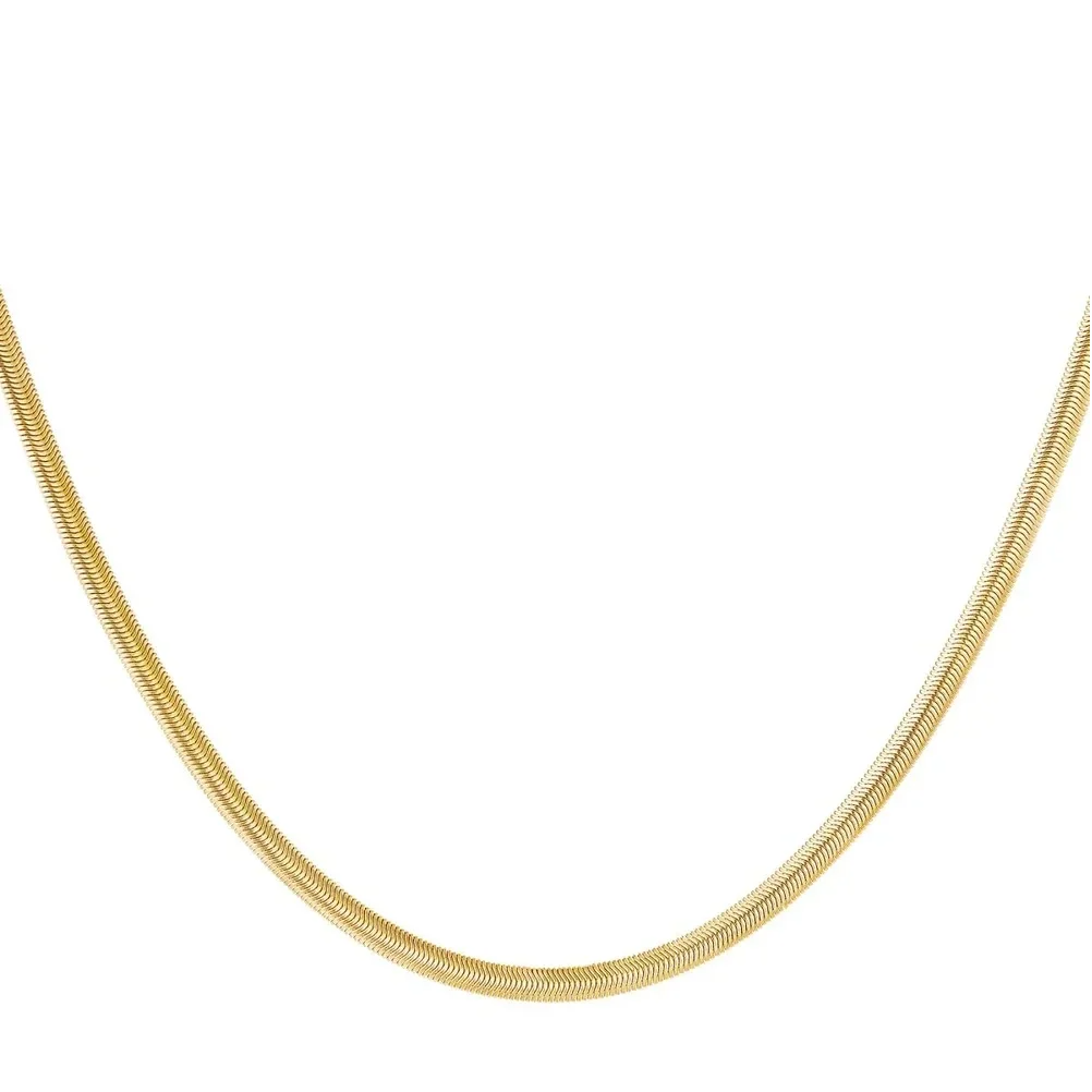 Goldlook ketting, plat