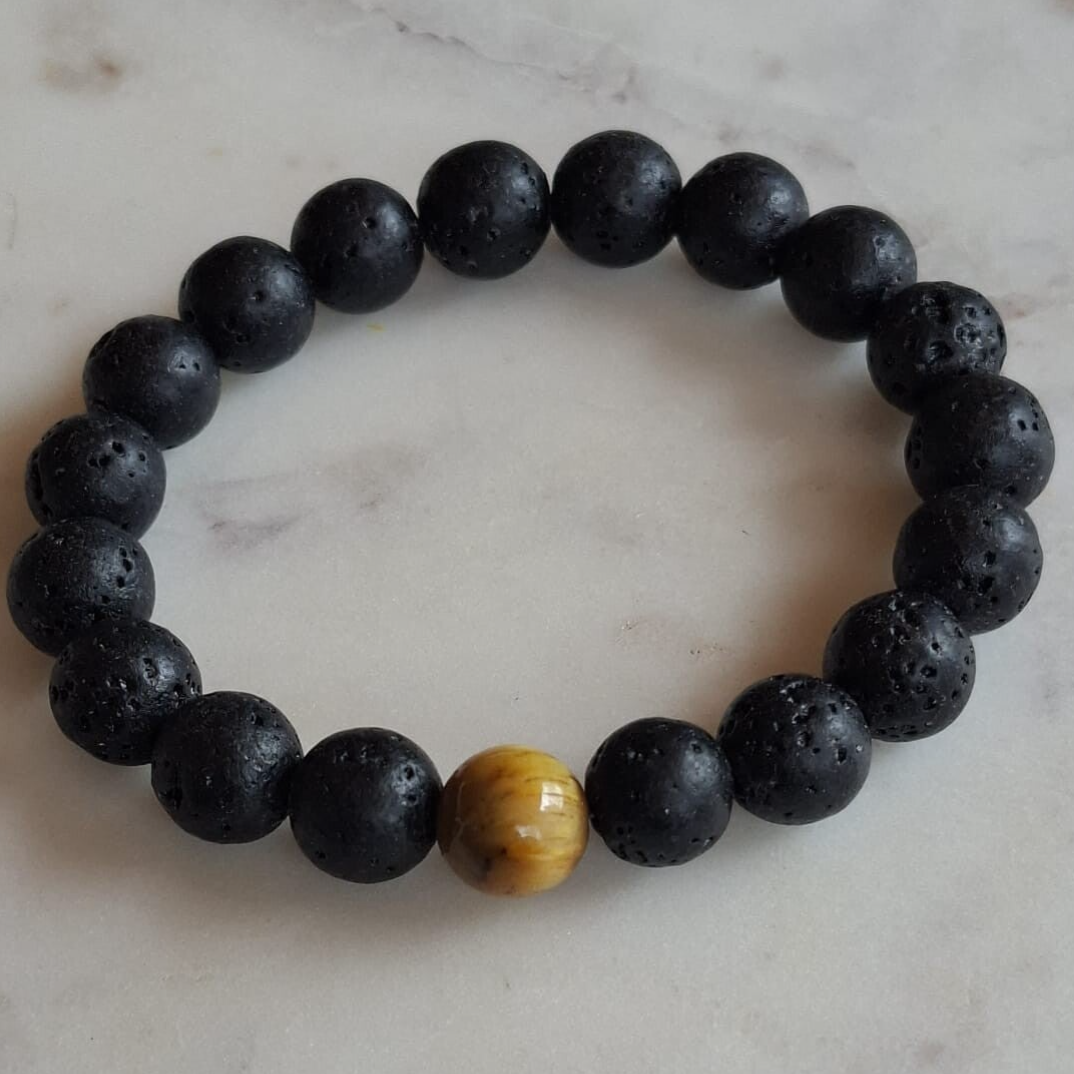 Kralenarmband met tijgeroog