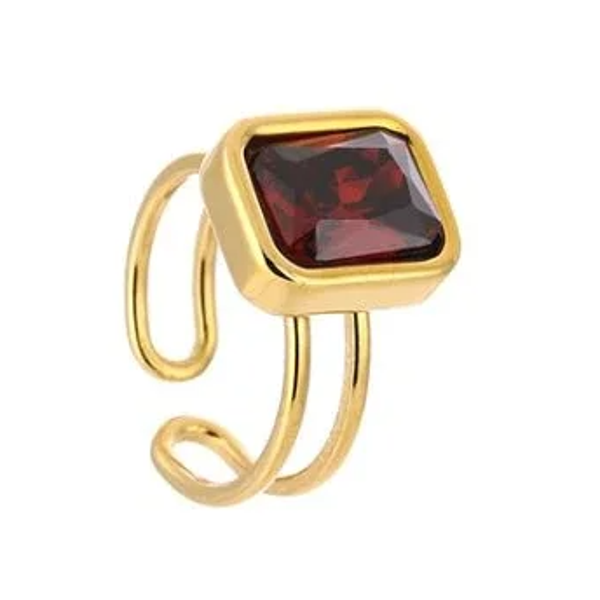 Basic ring met zirkonia