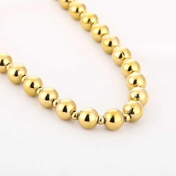 Kralenketting, goldlook
