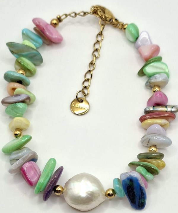Armband, regenboogkralen