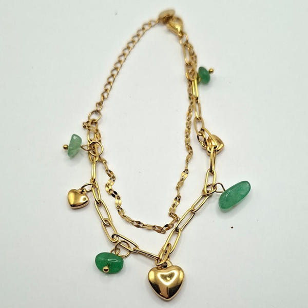 Bedelarmband met Hartje