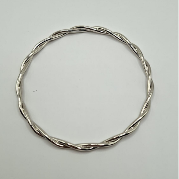 Bangle armband silver