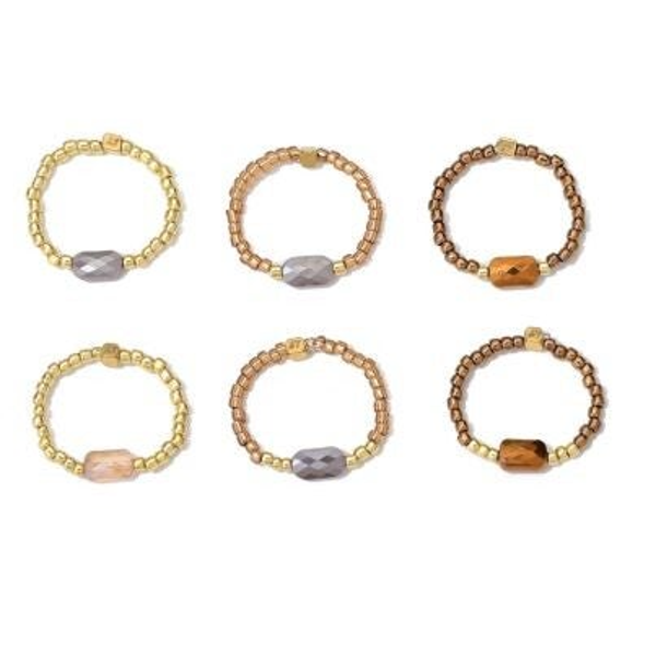 Setje ringen, elastisch