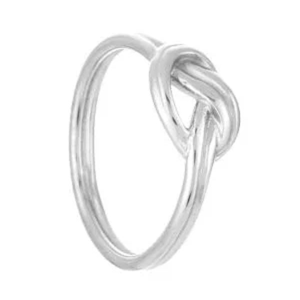 Knoop ring, maat 17