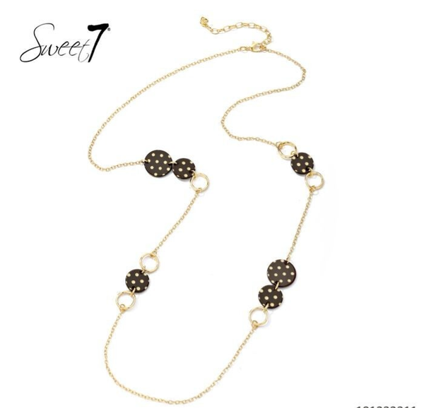 Lange ketting , Dots (bruin)