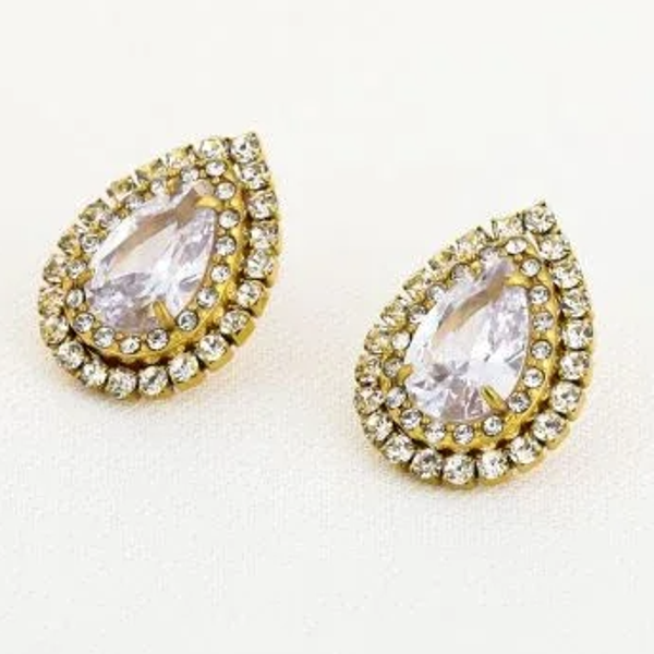 Chique party oorbellen strass