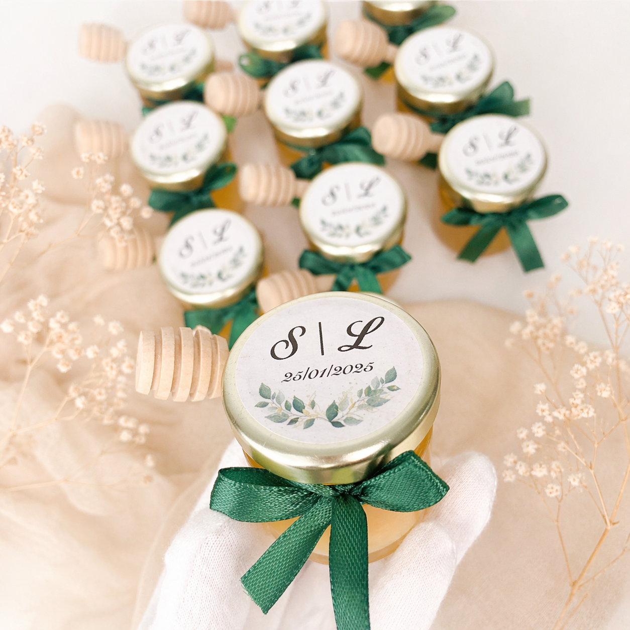 Pots de miel personnalisés