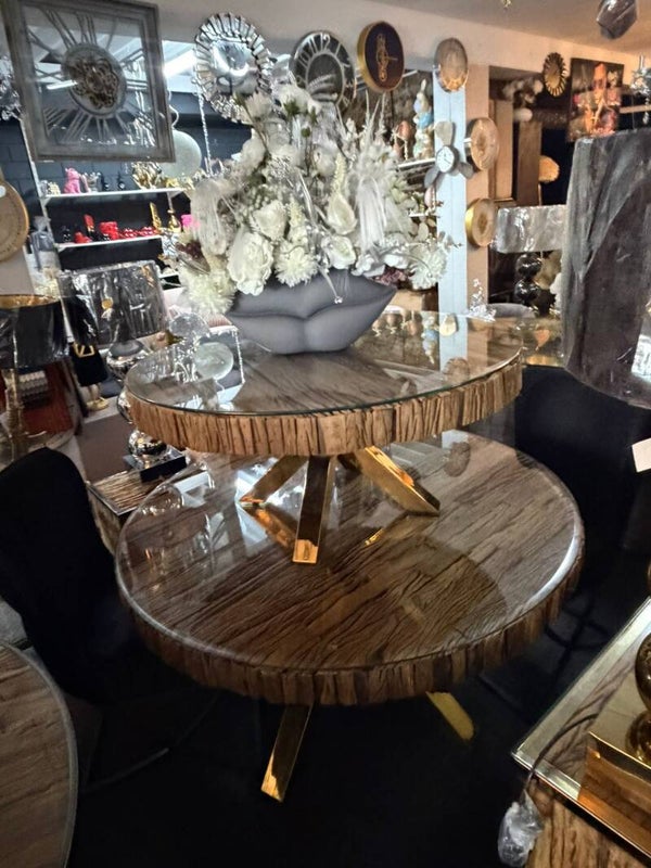 Dressior eettafel en salon tafel