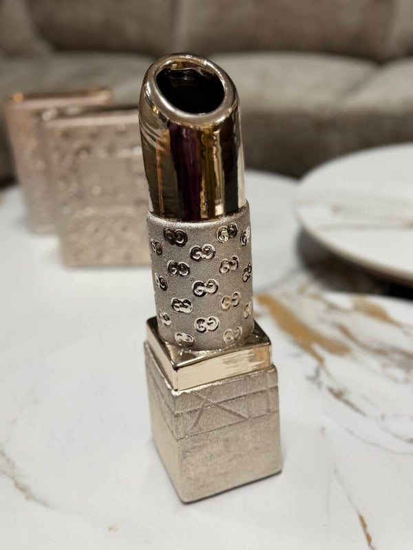 Lipstick vaas champagne
