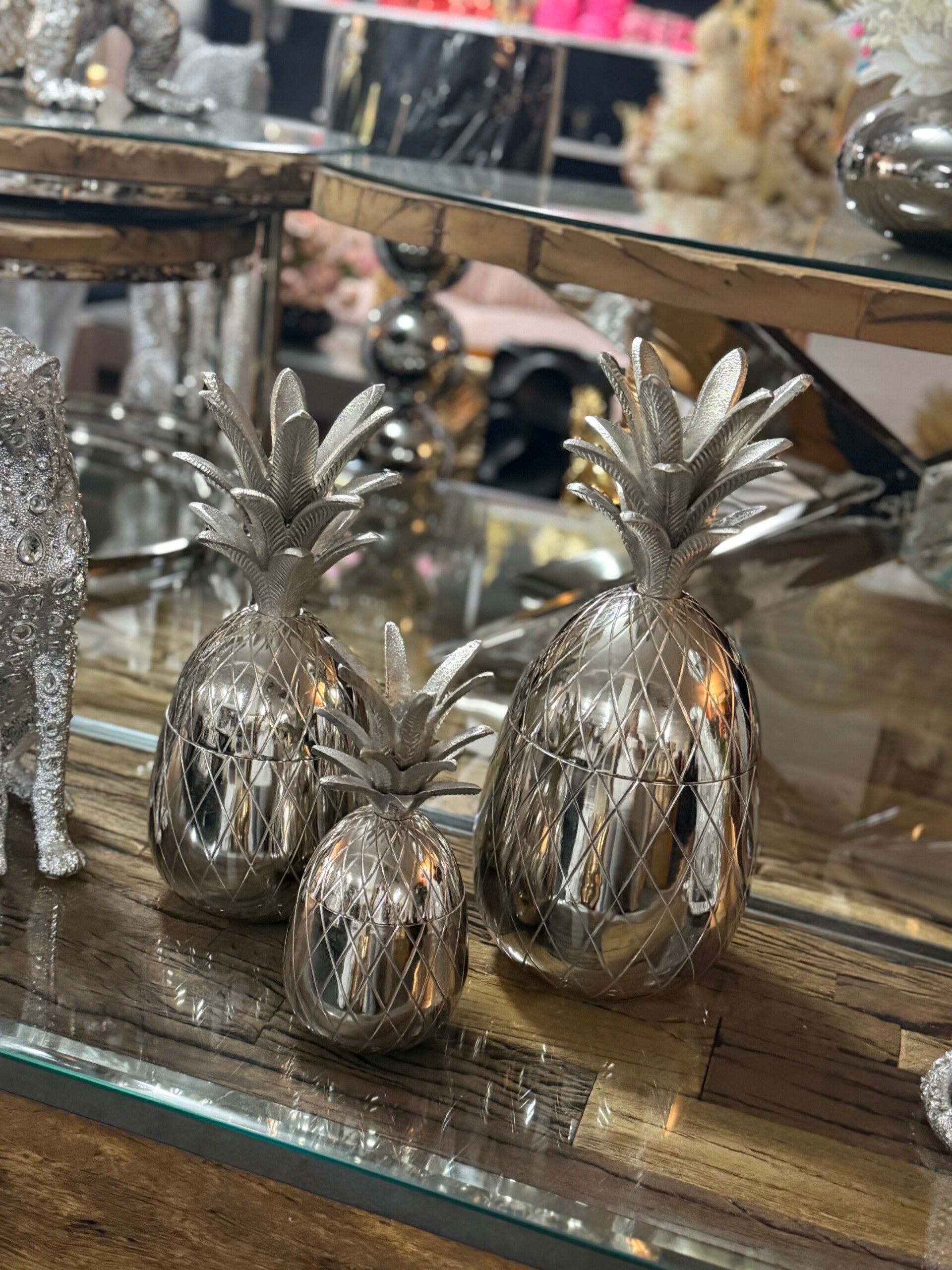 Ananassen decoratie set 3 delig