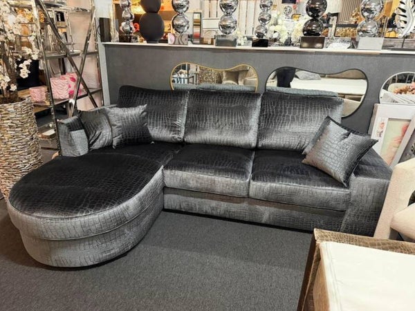 Ronde ottoman bank croco 806