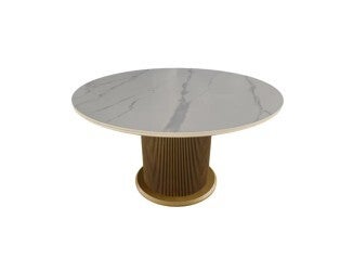 Loqum ronde eettafel wit
